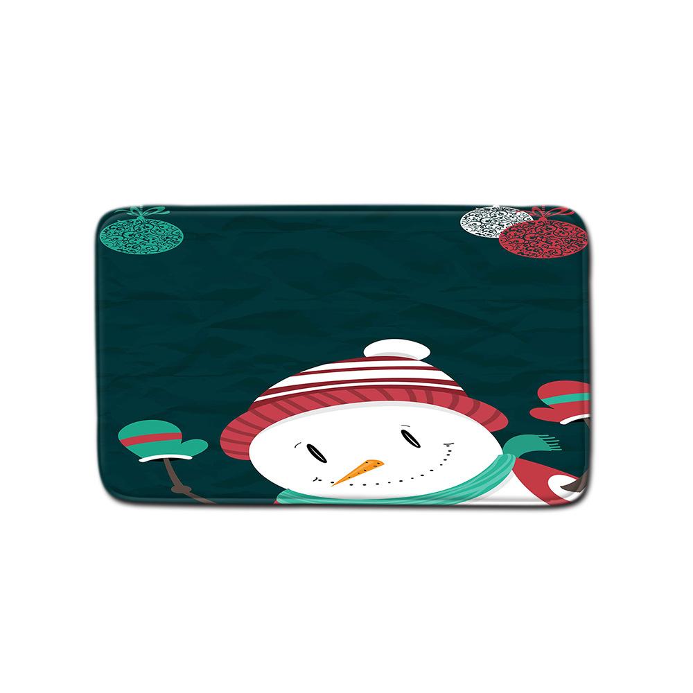 Рождественская шторка для душа, коврик для пола, комбинация из четырех предметов, ковер для ванной комнаты и туалета, коврик для душевой комнаты, коврик для ног