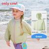 Childrens Uv Protection Sunproof Jacket With Lightweight Nylon Fabric For Active Play