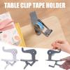Настольный диспенсер для скотча Портативный клей для дома офиса Держатель рулона с зажимом Школьные канцелярские товары Упаковка Подарок