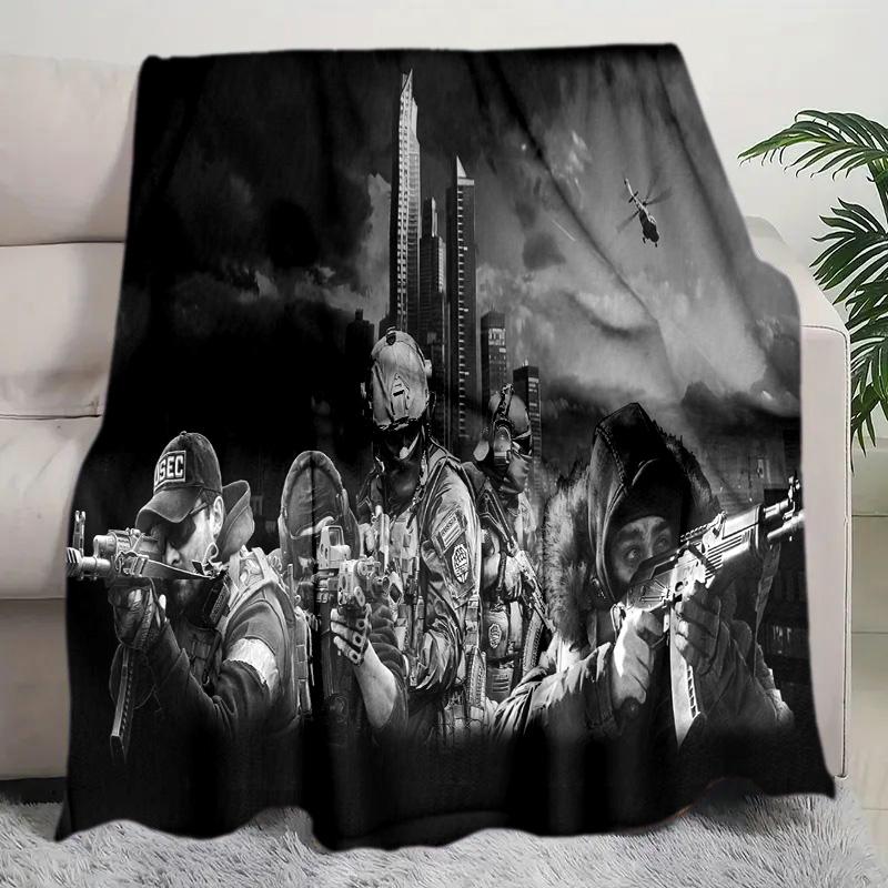 Escape Tarkov Tactical Gear Perfect All Seasons Soft Comfortable Blanket Suitable Sofa Office Nap Travel Birthday Gift Christmas Present