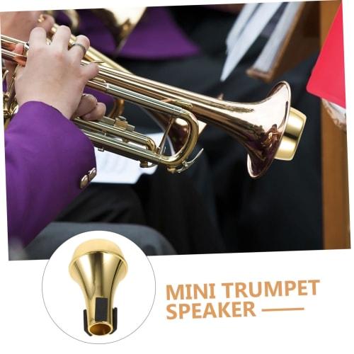 Abaodam ABS Material Trumpet Mute, Lightweight and Compact, Adjustable Volume, Trumpet Practice Accessory, Replacement for Beginners and Home Practice