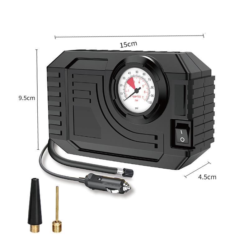 Portable Intelligent Digital Display Mini Car Air Pump with Built-in Inflation Function Emergency Lighting Preset Function