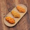 Забавный брелок с куриными ножками и куриными крылышками, креативный мини-кулон с имитацией еды и кольцом для ключей, аксессуары для сумки, кошелька