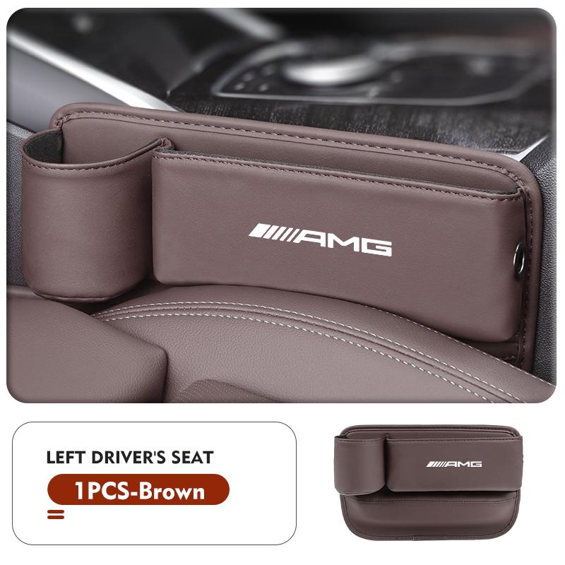 Car Seat Gap Storage Box Water Cup Holder Interior Accessories For Mercedes Benz AMG W204 W205 W203 W211 W201 W210 W108 W124 W12