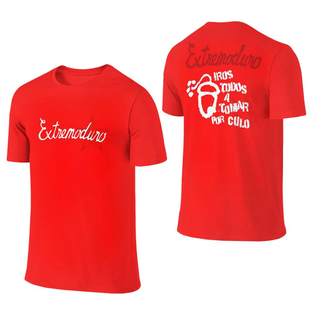 EXTREMODURO Band Printed TShirt Mens and Womens Vintage Cotton Tees Round Neck Short Sleeve Oversized T Shirts Summer Clothes