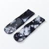 Новые Осенне-Зимние Носки для Йоги Серии Tie Dye с Кленовыми Листьями, Утолщенные, Противоскользящие, Фитнес-Носки для Пола