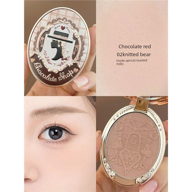 Flower Knows Blush 01 Snow Frost Pearl Unicorn Series Blush Natural Highlighter Contouring Butterfly Cloud Shoulder New Product