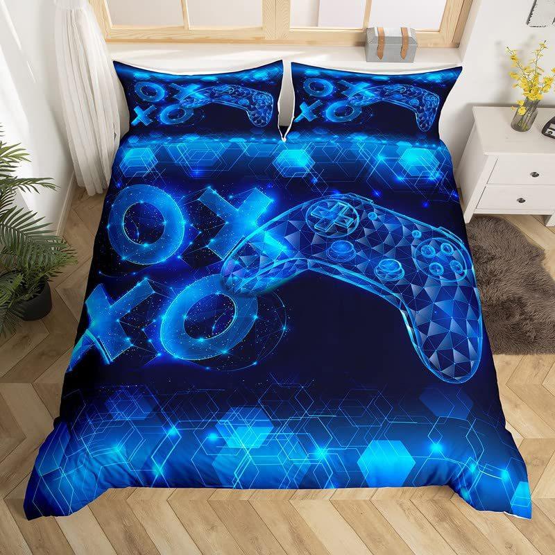Cartoon technology gamepad quilt cover 3D high definition digital printing duvet cover set bedding