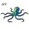 Flexible Plastic Octopus 3D Printed Sea Animal Fidget Toy, Articulated Tentacle Figurine, Stress Relief Toy Desktop Decoration with Movable Joints for
