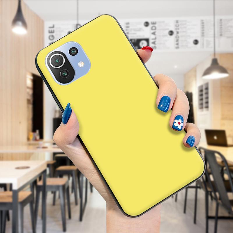 Сплошной цвет простой мягкий чехол для телефона противоударный силиконовый защитный чехол из ТПУ для Xiaomi Redmi