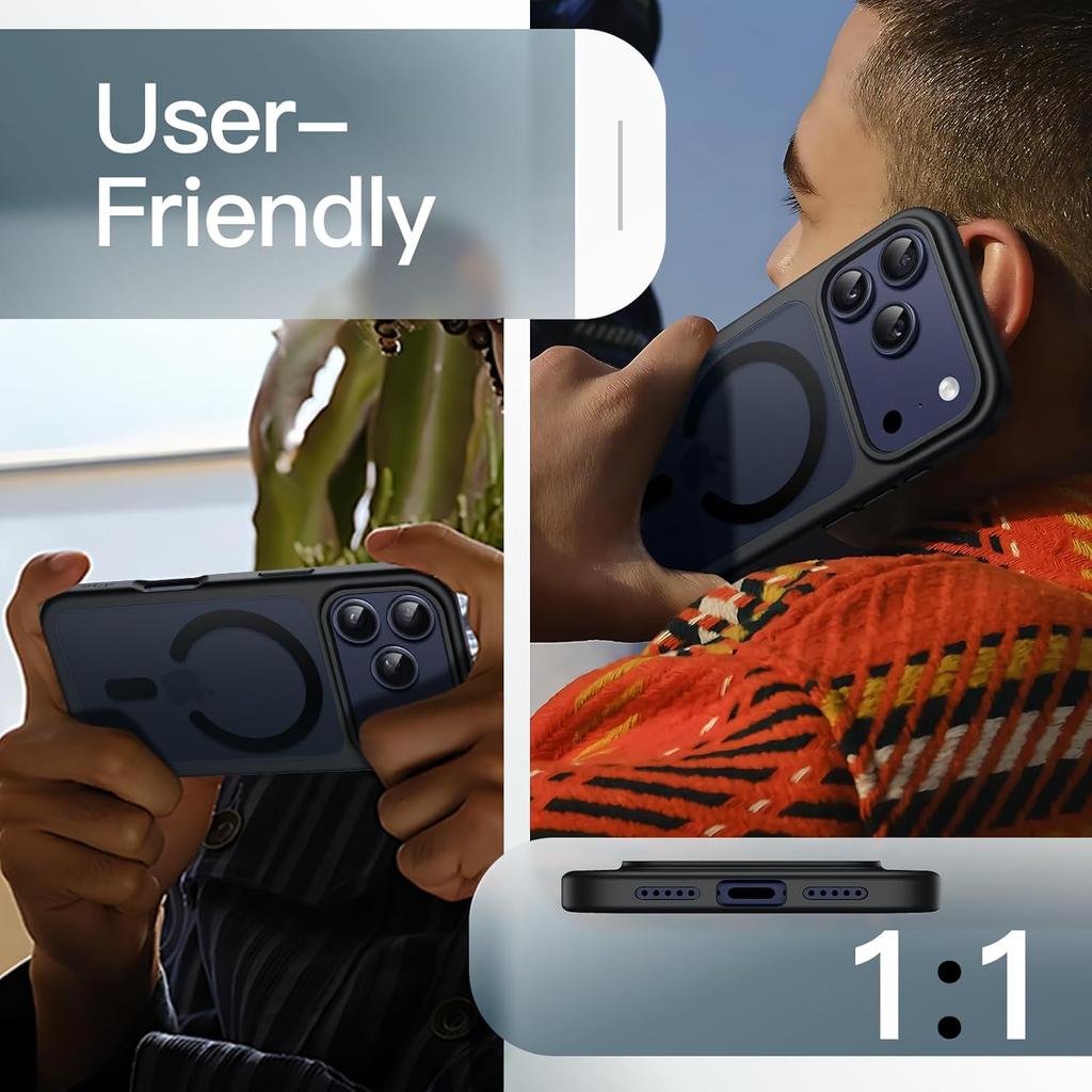 Магнитный чехол для Magsafe iPhone 17 Pro Max Air 16E 16 E 15 Plus 14 13 12 11 Mag Safe Полупрозрачный Матовый Минималистичный Противоударный Чехол для Телефона Аксессуары