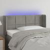 VidaXL LED Headboard Bedroom Furniture Single Bed Accessory Headboard Interior Light Grey 3123272