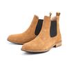 Roshoeman 8090 New Chelsea Boots Light Brown Suede 2