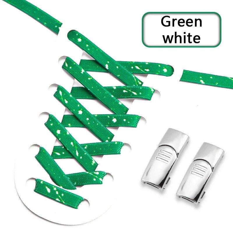 Кроссовки на плоской эластичной шнуровке, шнурки с магнитной пряжкой и застежкой без завязок, шнурки с принтом чернил для детей и взрослых, шнурки без завязок