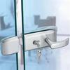 Замок для стеклянной двери 10-15 мм из нержавеющей стали, ручка-слайдер, дверной замок для стекла, офис, ванная комната, спальня, балкон, домашняя безопасность, 1 шт.