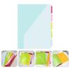5 шт. Органайзер для документов Папки для файлов Цветные этикетки Разделители для папок Карманы Индекс для блокнота