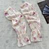 Flower Chinese Style Sleeves Elastic Cycling Gloves Chiffon Sunscreen Arm Covers  Driving