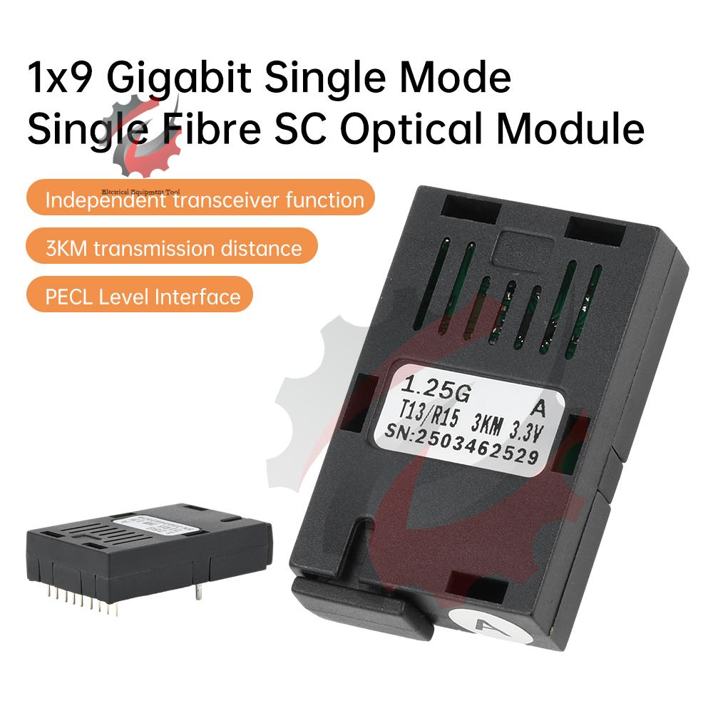 1.25G 1x9 SFP Fiber Optic Module 1000M Gigabit SC Single Mode Single Fiber 1310nm/1550nm 3KM/20KM