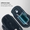 Spigen Airpods Pro Case AirTag Attached Charging Case Cover with Carabiner Shockproof Wireless Charging Compatible Double Structure Tag Armor Duo
