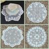 Round Hollow Lace Coaster Delicate Doily Handmade Placemat Home