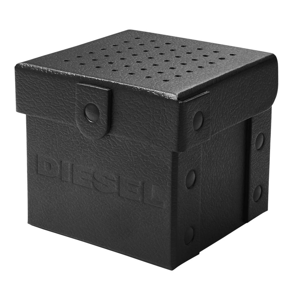 Diesel DZ7314 The Daddies Series Часы из нержавеющей стали с коричневым кожаным ремешком мужские [Товар]