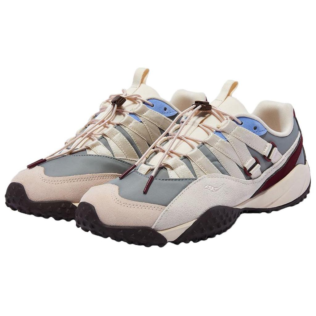 Saucony Surge SPIKES 80S Training City Commuting Running Shoes Women's Gray Red S79087-3