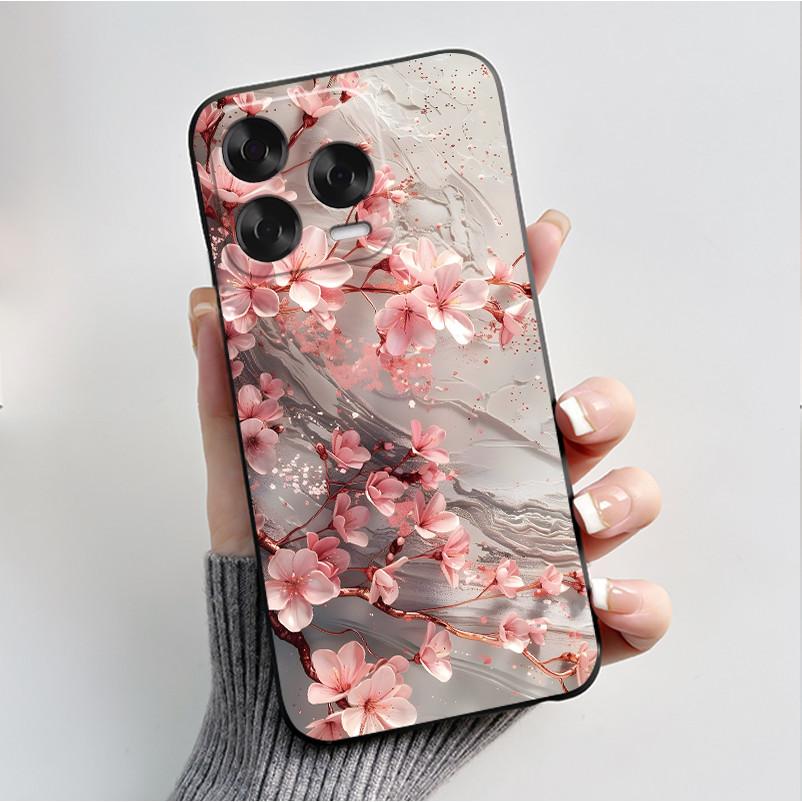 Printing Case For ZTE Blade V70 Vita Fundas For ZTE Nubia V70 Design Capa Soft Silicone Black Shell Cover Cute Flower Case Coque