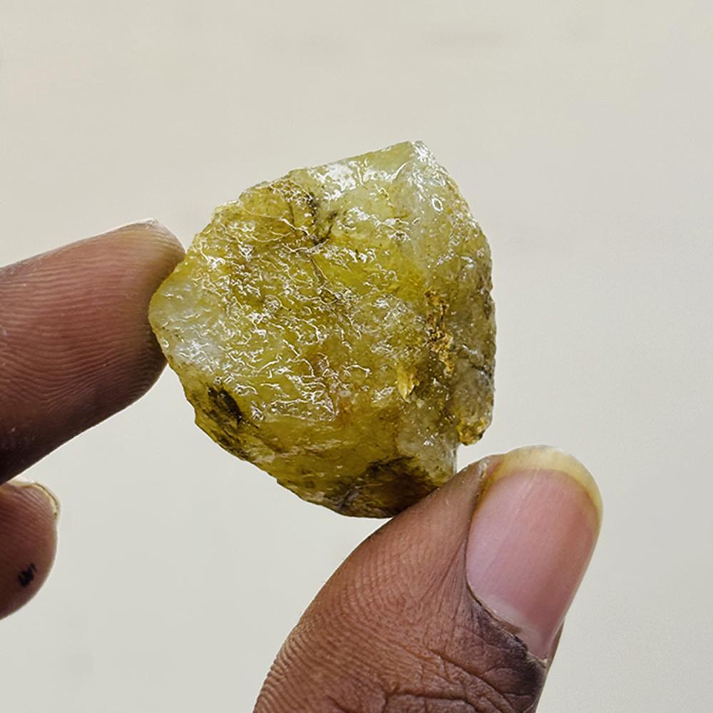 Natural Green Tourmaline Loose Gemstone Uncut Rough 79.65 ct October Birthstone for Gem Collections