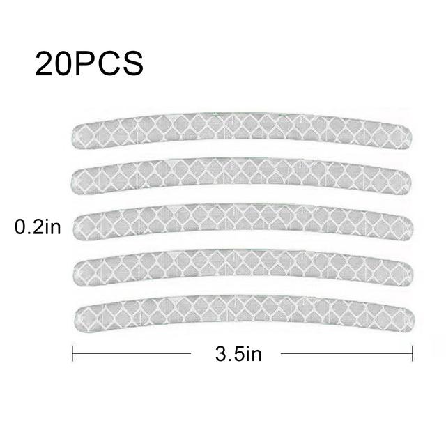 5/20 шт. Светоотражающая наклейка на ступицу колеса автомобиля, светоотражающие полосы на обод шины, светящаяся наклейка для ночной езды, аксессуары для стайлинга автомобиля