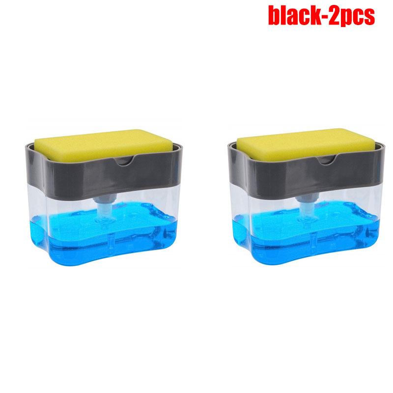 Soap Dispenser Kitchen Accessories Press type Portable Liquid Soap Dispenser Clean Cloth Dishwashing Pot Clean Tool For kitchen