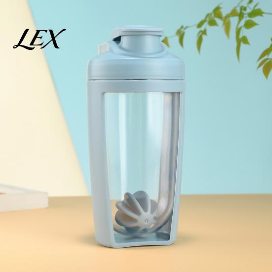 Large Capacity Shaker Bottle with Handle And Mixing Ball, Double Layer Sports Water Protein Bottle, Cup for Fitness Gym Outdoor Use Workout Supplement