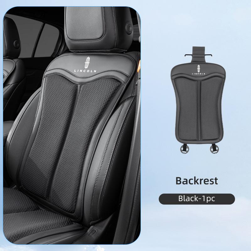 Car Seat Ice Silk Cushion Backrest Seat Protector Cover Accessories For Lincoln MKZ MKX Aviator Navigator Continental Corsair MK guj1