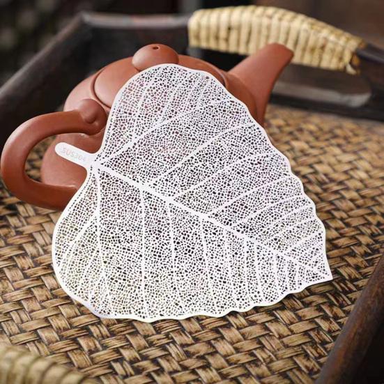 Leaf Shaped Tea Strainer Stainless Steel Filter Mesh Infuser for Loose Leaf
