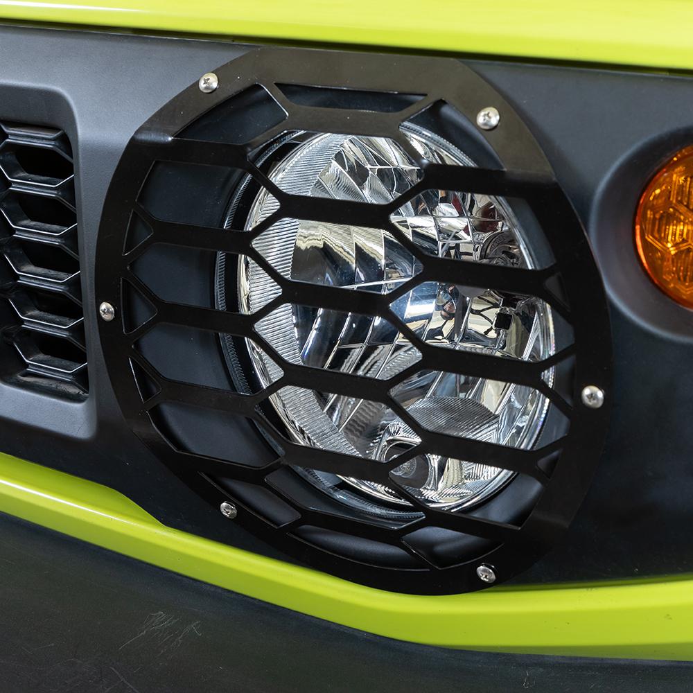 Крышка передней фары автомобиля, накладка на абажур, защитные наклейки для Suzuki Jimny 2019 2020 2021 2022 2023, внешние аксессуары