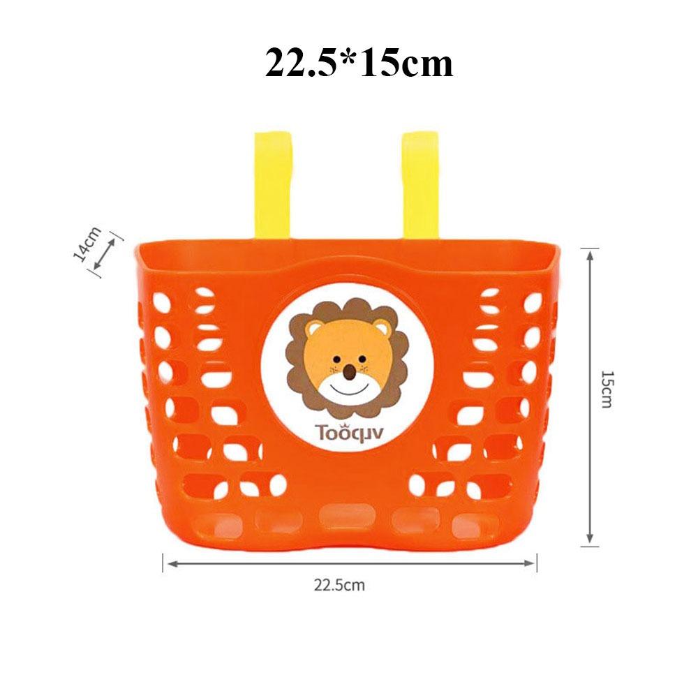Детский пластиковый велосипедный багажник, руль для самоката, студенческая передняя корзина, передняя сумка для велосипеда, задние велосипедные аксессуары
