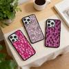 Черный кружевной принт Новый горячий чехол для телефона для iPhone 17,16,15,14,13,12,11 Plus,Pro Max,XS, Цветной серебристо-черный чехол