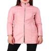 Womens Lambskin Baby Pink Leather Trench Coat | Midi Shinny Western Leather Coat