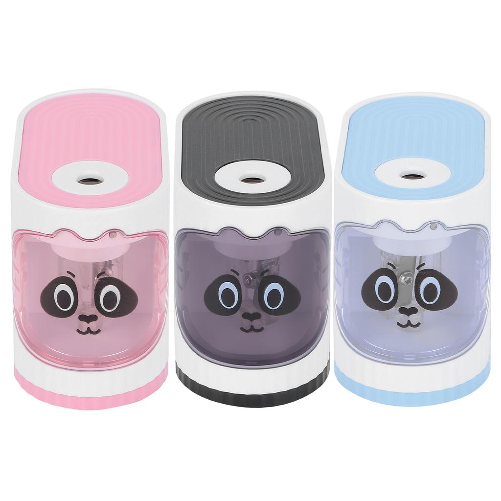 Электрическая точилка для карандашей Классная канцелярия с мультфильмами Автоматическая остановка для детей-художников