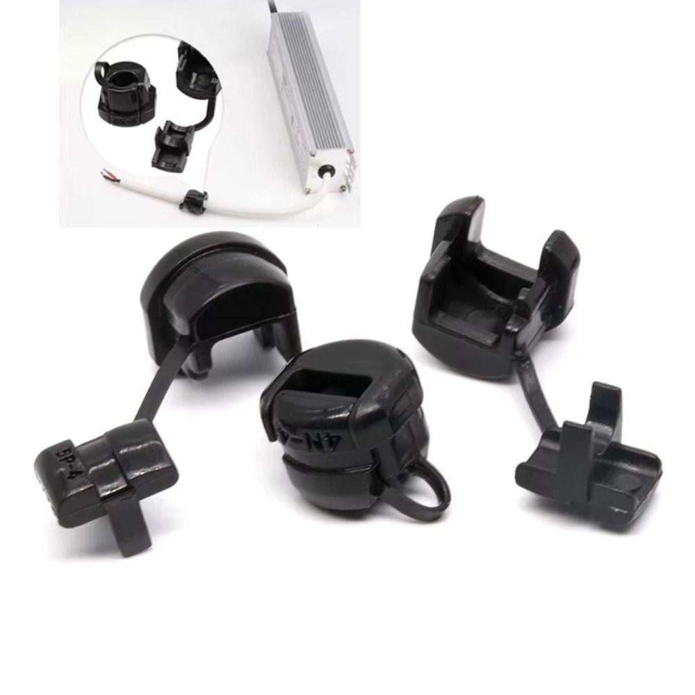 100pcs Plastic Nylon Power Cord Buckle Cable Ties Self-locking Protection Wire Sleeve Strap Clamp Wear-resistant