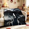Rammstein German Rock Spirit Pattern Blanket Machine Washable Fleece Blanket For Office Sofa Lightweight Home Decor Valentine'S Day Gift