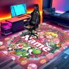 Custom Name Personalized Princess Peach Toadstool Print Carpet, Versatile Home Decor Rug, for Playroom, Apartment, Balcony, Entryway, Hallway Gift
