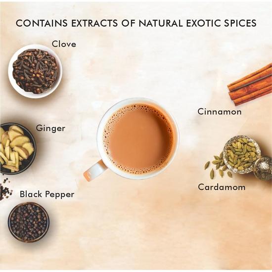 Чай Octavius Indian Masala Premix Chai Tea - банка 500 г | Чай 1 мин | Готовая чайная смесь | Растворимый чай Masala Premix | Чай Masala | Банка 500 г