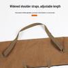 Foldable Canvas Fishing Rod Bag: Large Capacity, Thickened Storage with Zipper, for Outdoor Tackle and Umbrella.