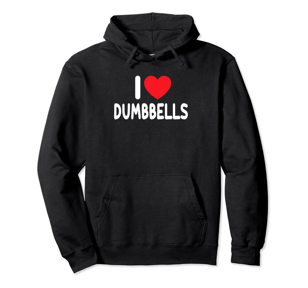 I Love Dumbbells Hoodie