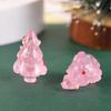 Creative Cartoon Mini Christmas Tree Ornaments: Cute Resin Snow Tree Crafts for Desktop Decoration