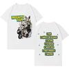Rapper Lucho Rk La Pantera Ta Facil Tour Harajuku Print Tshirt Men Women 2026 summer Hiphop Casual Cotton Tshirts Fans Gift