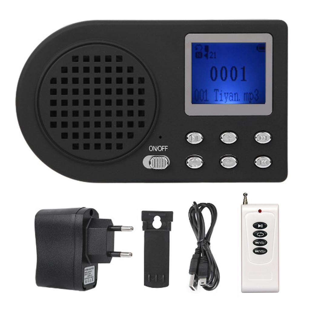 Имитация чириканья птиц Уличный усилитель чириканья птиц с беспроводным пультом 110 звуков животных MP3-динамик