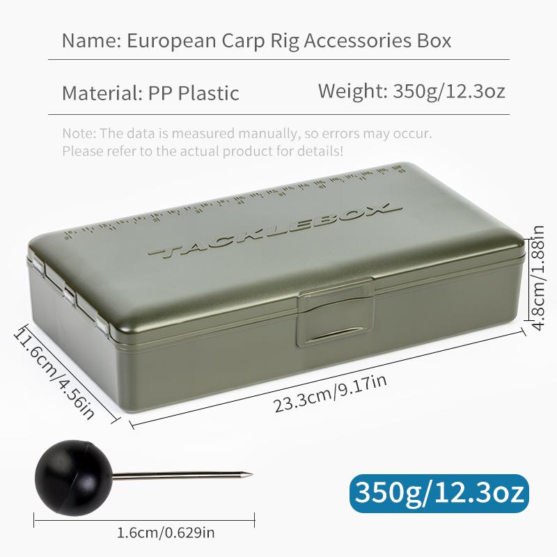 Multi-Functional Plastic Carp Fishing 350g Waterproof Magnetic Compartments Lake Stream Fishing Eco-Friendly Lightweight