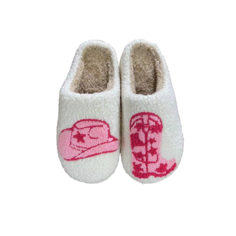 Mushroom Winter Cozy Home Slippers With Non Slip Rubber Sole For Men And Women