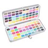 100 Colors Watercolor Paint Set Portable Iron Box Watercolor Paint Kit with 3 Brushes for Kids